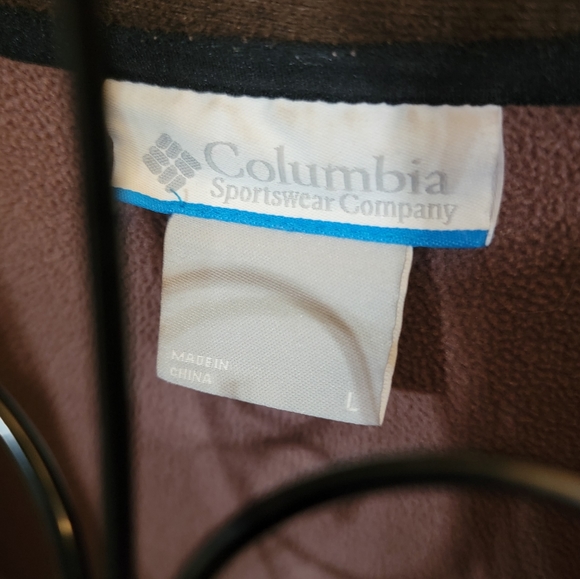 Columbia LG brown Swearer Jacket - Picture 5 of 5